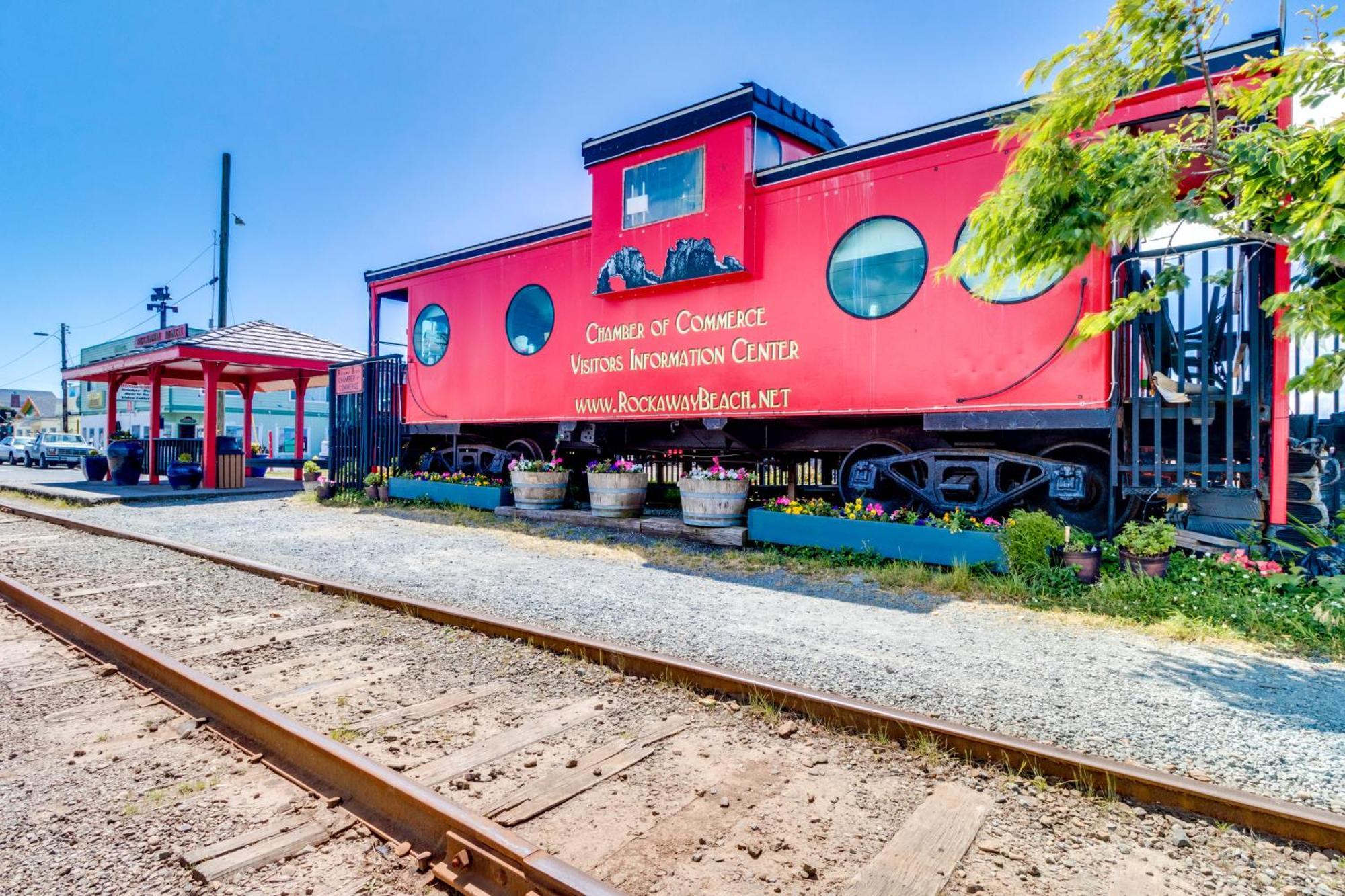 Getaway Oceanfront Lodging Rockaway Beach Rom bilde
