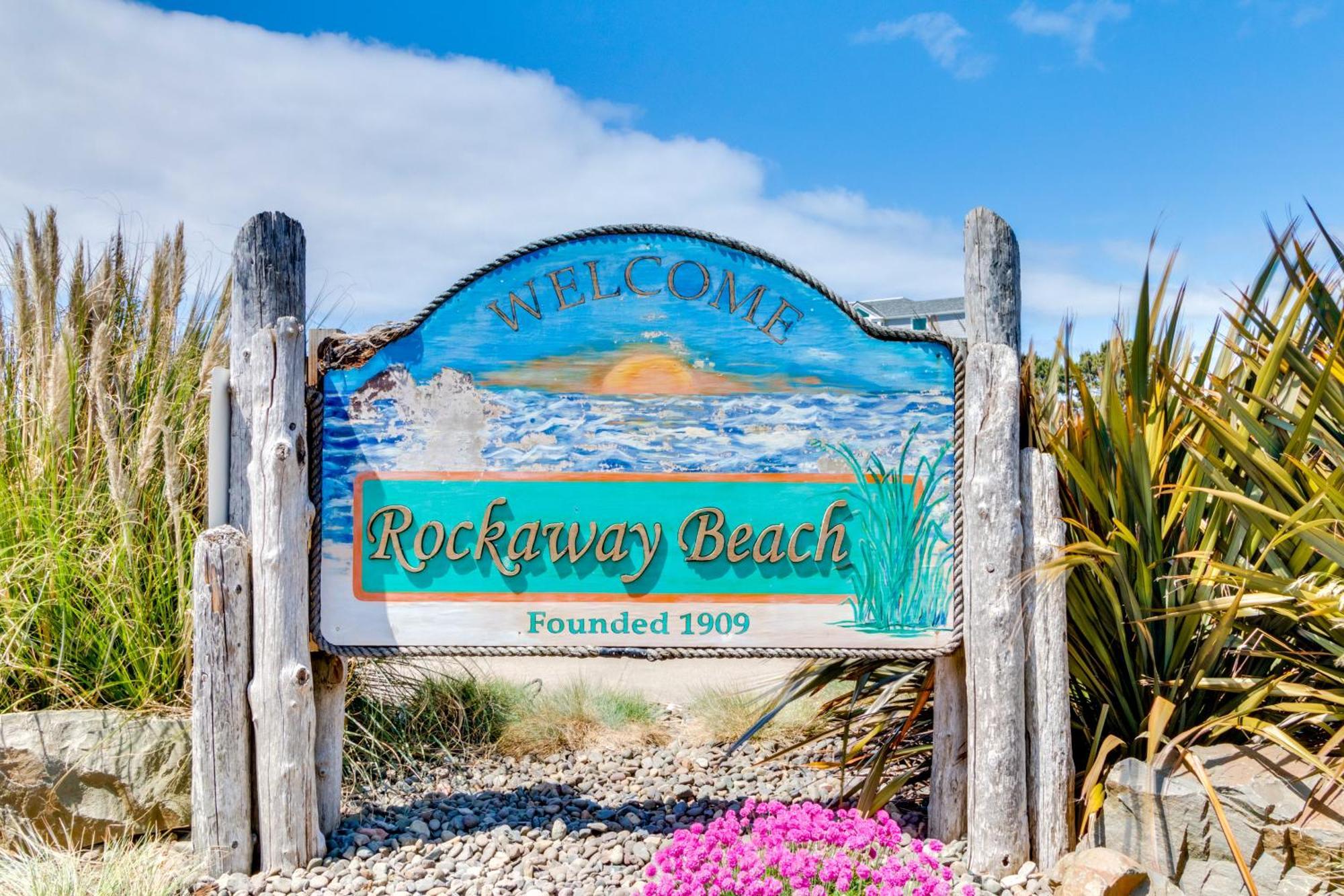Getaway Oceanfront Lodging Rockaway Beach Rom bilde
